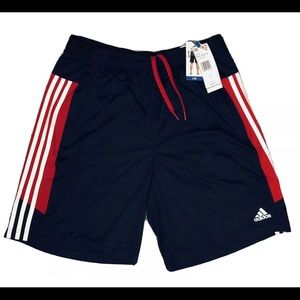 NEW Adidas Mens POL 3S Athletic Active Shorts